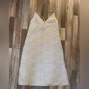 GAP Linen‎ Blend Cami Cheetah Print Dress